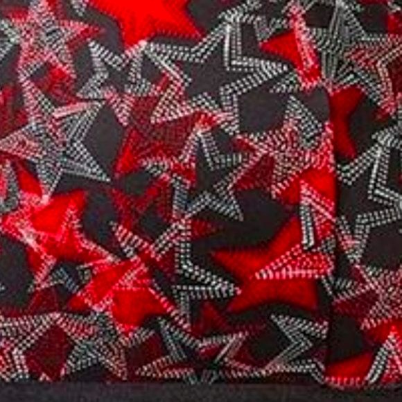 ❤NWT VINTAGE TORRID BRALETTE WIRE-FREE LIGHTLY LINED STARS PRINT MICROFIBER BRA - Picture 2 of 12